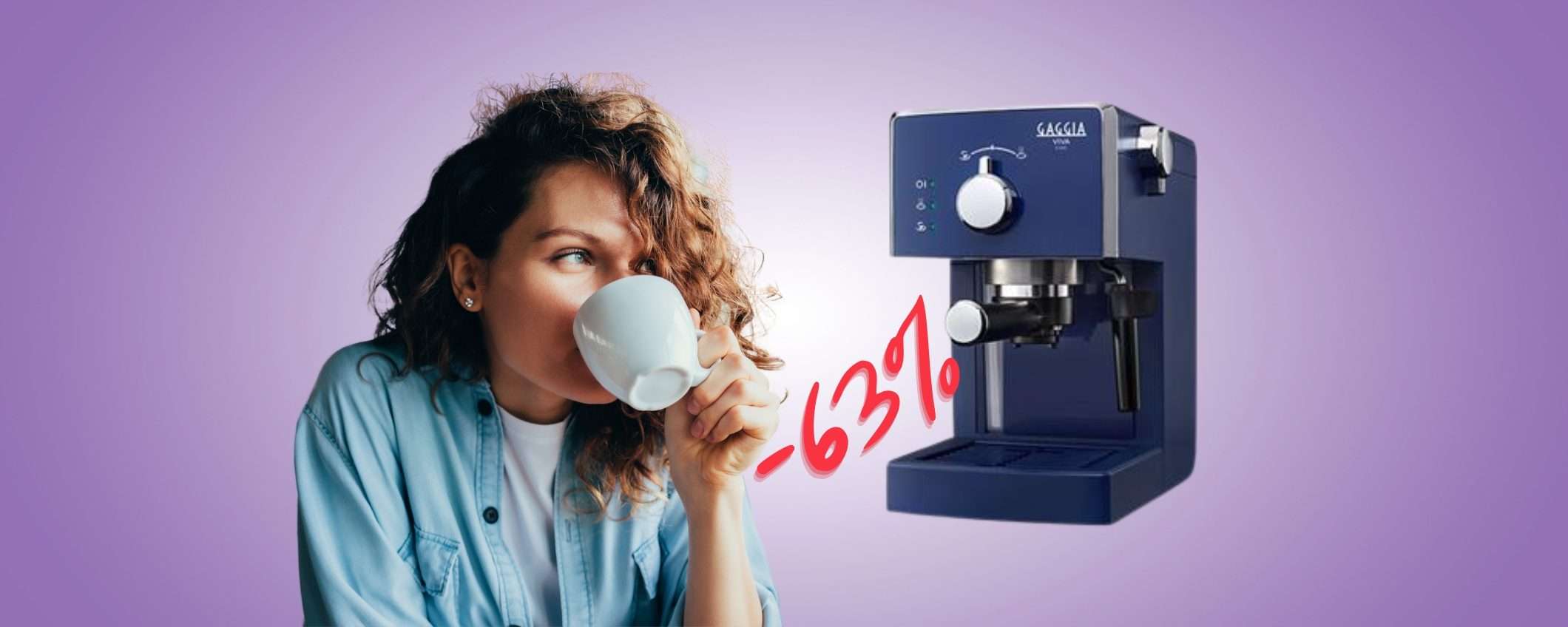 Gaggia Viva Chic: macchina da caffè SPETTACOLARE a MENO di 60€ Gaggia Viva Chic: macchina da caffè SPETTACOLARE a MENO di 60€