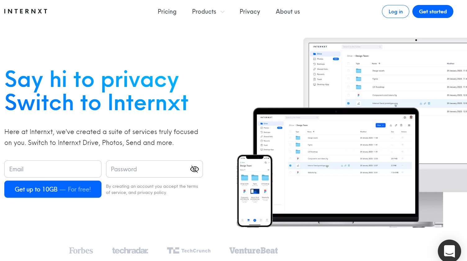 Alternative a iCloud InternXT