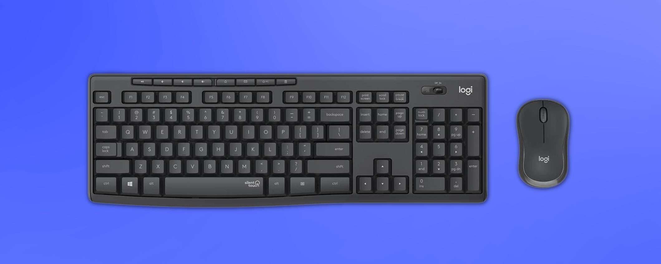 Mouse e tastiera WIRELESS con un solo acquisto: set Logitech -48% Mouse e tastiera WIRELESS con un solo acquisto: set Logitech -48%