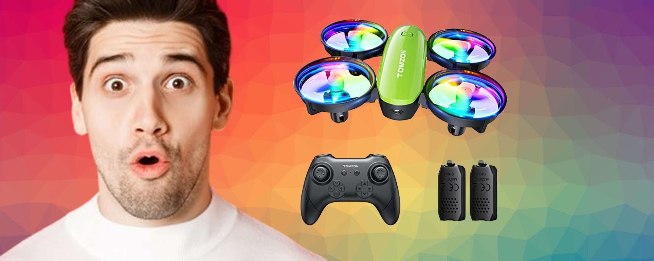 Mini drone per bambini Tomzon A23: il gioco giusto a soli 34,39€(-20%) Mini drone per bambini Tomzon A23: il gioco giusto a soli 34,39€(-20%)