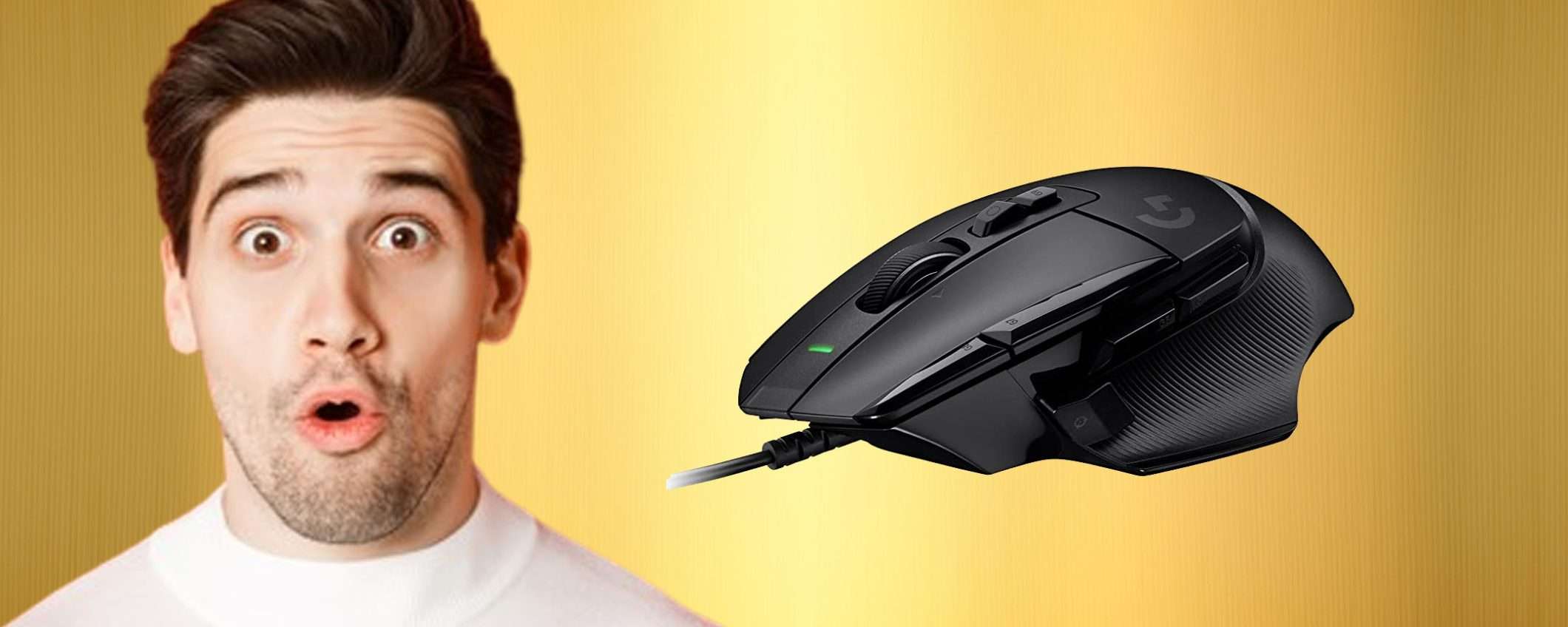 Mouse da Gaming Logitech oggi tuo a soli 67,17€(-29%) Mouse da Gaming Logitech oggi tuo a soli 67,17€(-29%)