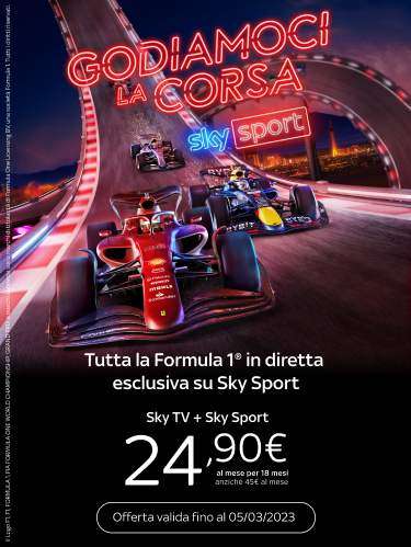 Offerta Sky Sport F1