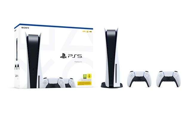 PS5 con due DualSense