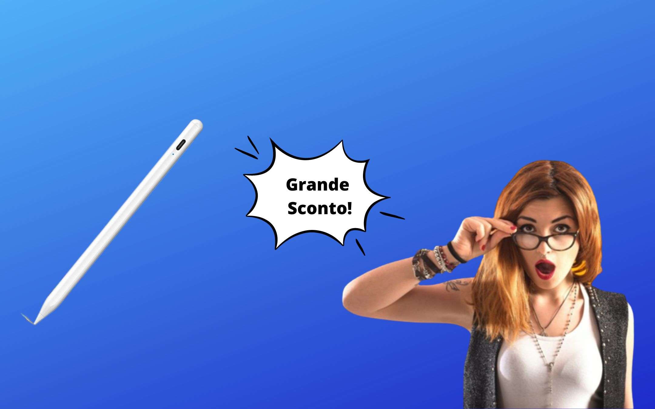 Penna Attiva Magnetica Per Vibe Smartboard – GLSW015A, Infrarossi, Wireless, Grigia - Foto 2