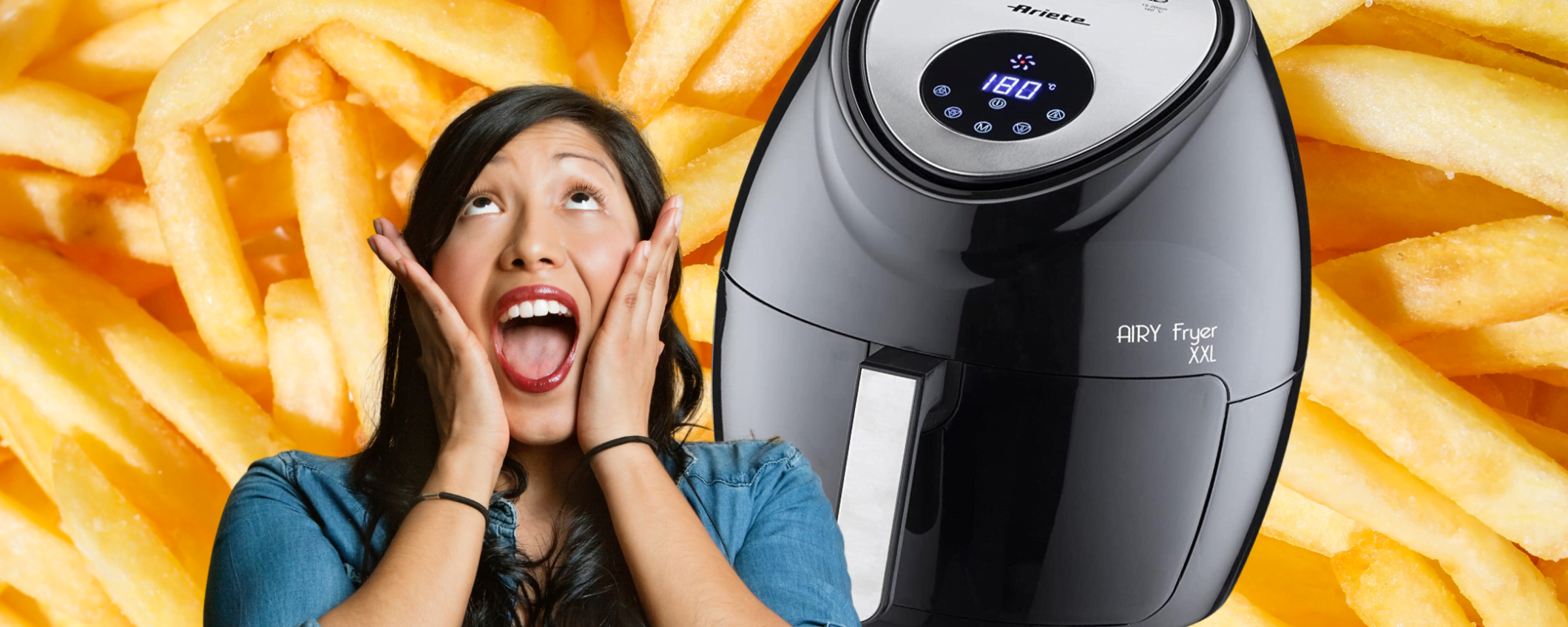 Mangia sano con Friggitrice ad aria XXL Ariete: SUPER offerta su Amazon Mangia sano con Friggitrice ad aria XXL Ariete: SUPER offerta su Amazon
