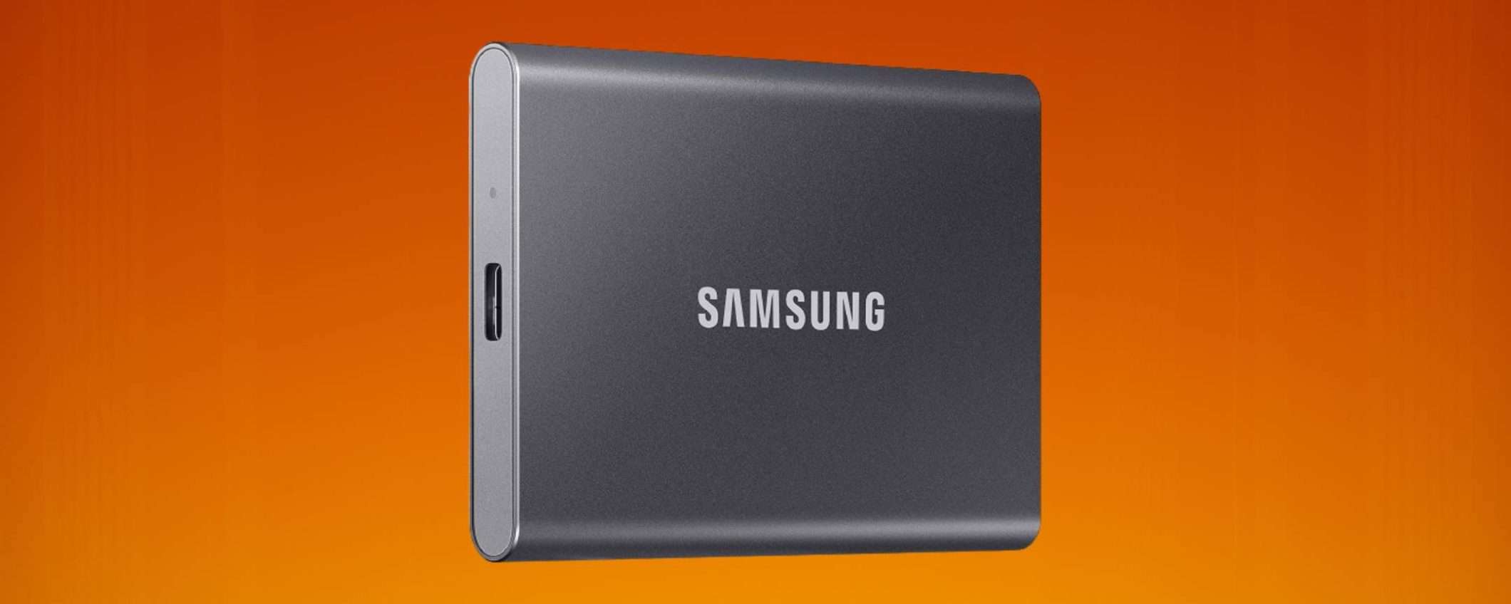 SSD portatile Samsung in super offerta, il prezzo è crollato del 54% SSD portatile Samsung in super offerta, il prezzo è crollato del 54%