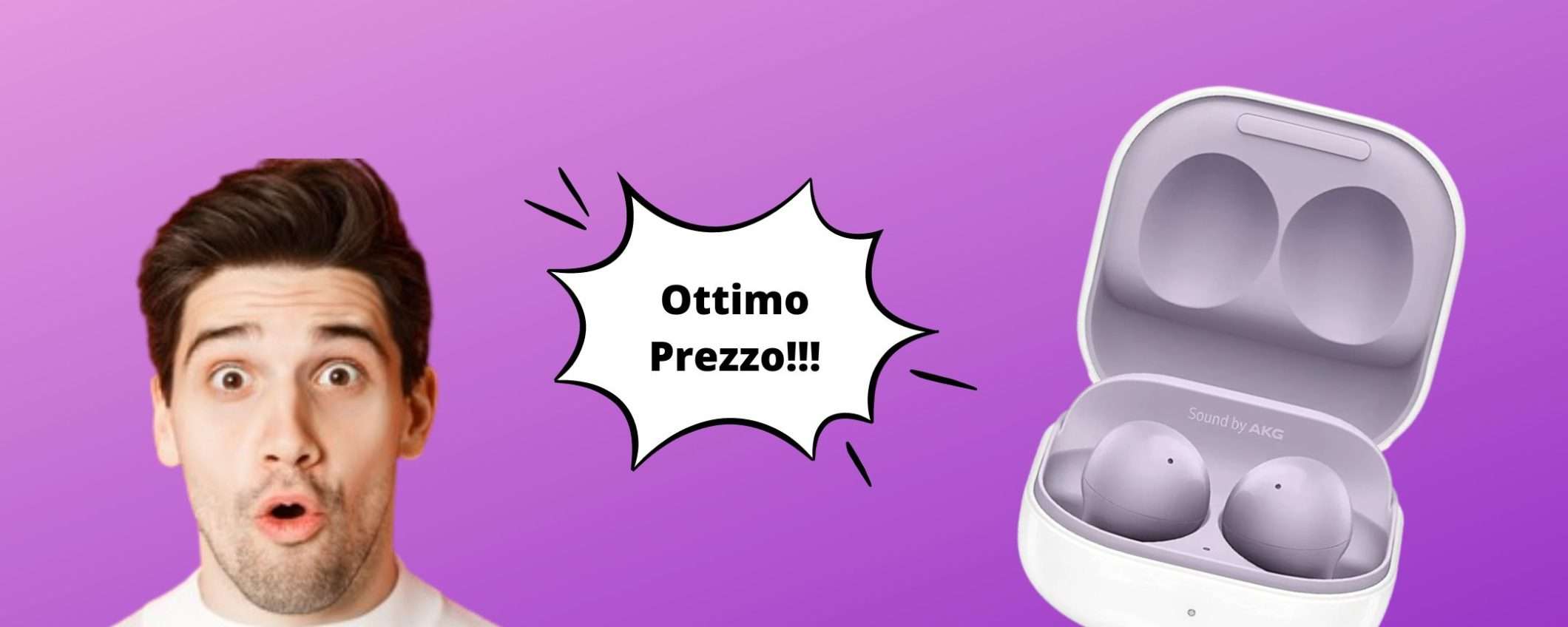 Samsung Galaxy Buds 2 ora ad un OTTIMO PREZZO su Amazon Samsung Galaxy Buds 2 ora ad un OTTIMO PREZZO su Amazon