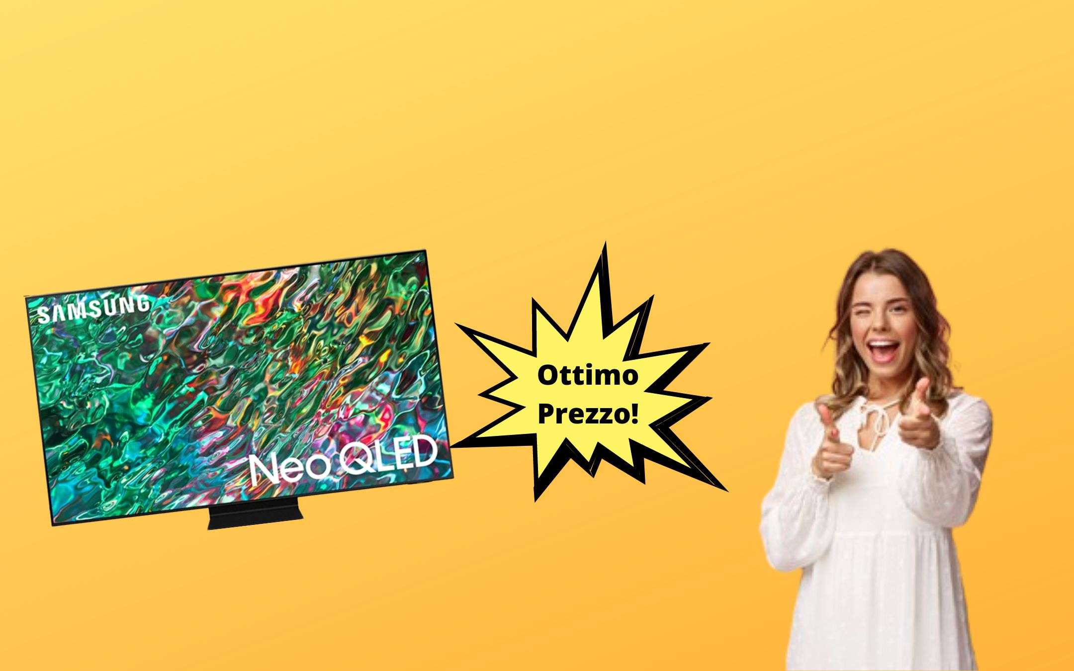 Questo TV Samsung è il TOP e ora è a METÀ PREZZO su Amazon