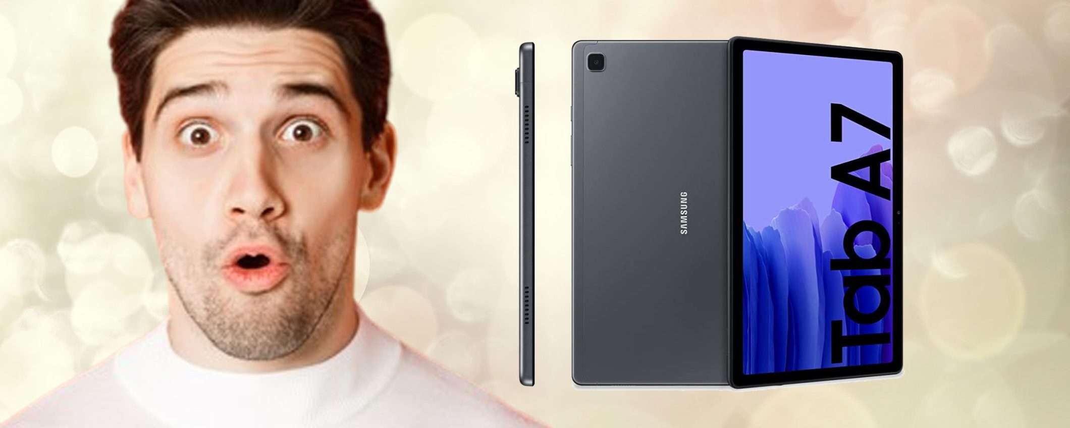 Samsung Galaxy Tab A7 con sconto top su Amazon: meno di 143€ (-40%) Samsung Galaxy Tab A7 con sconto top su Amazon: meno di 143€ (-40%)