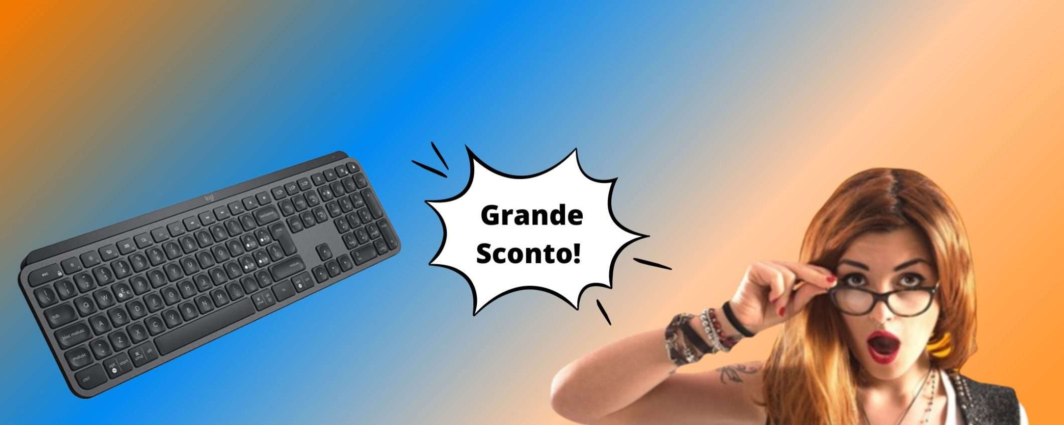 Tastiera senza fili Logitech, ora ad un OTTIMO PREZZO su Amazon Tastiera senza fili Logitech, ora ad un OTTIMO PREZZO su Amazon