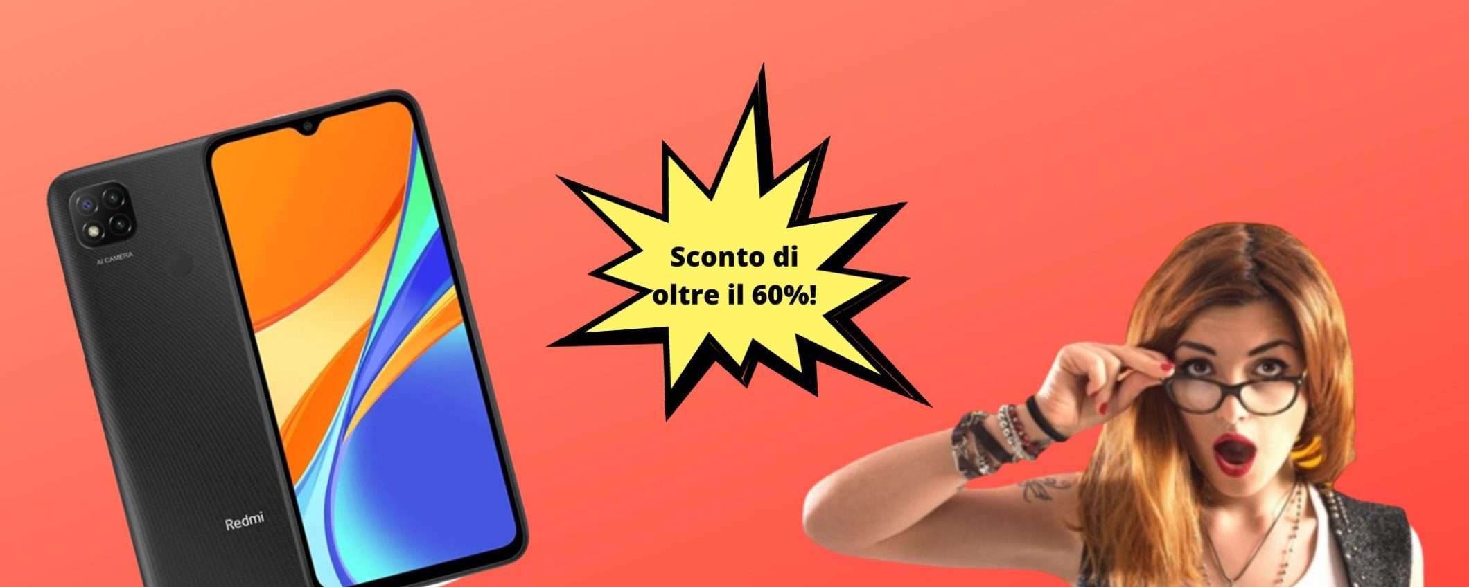 Xiaomi Redmi 9C a 134€ con oltre il 60% di sconto su eBay