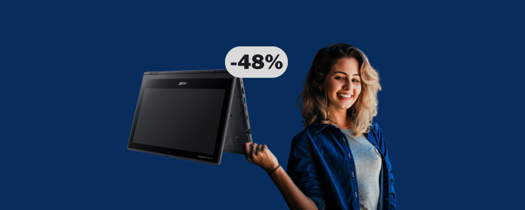 Acer TravelMate B3: ottimo notebook 2 in 1 a metà prezzo su ePRICE Acer TravelMate B3: ottimo notebook 2 in 1 a metà prezzo su ePRICE
