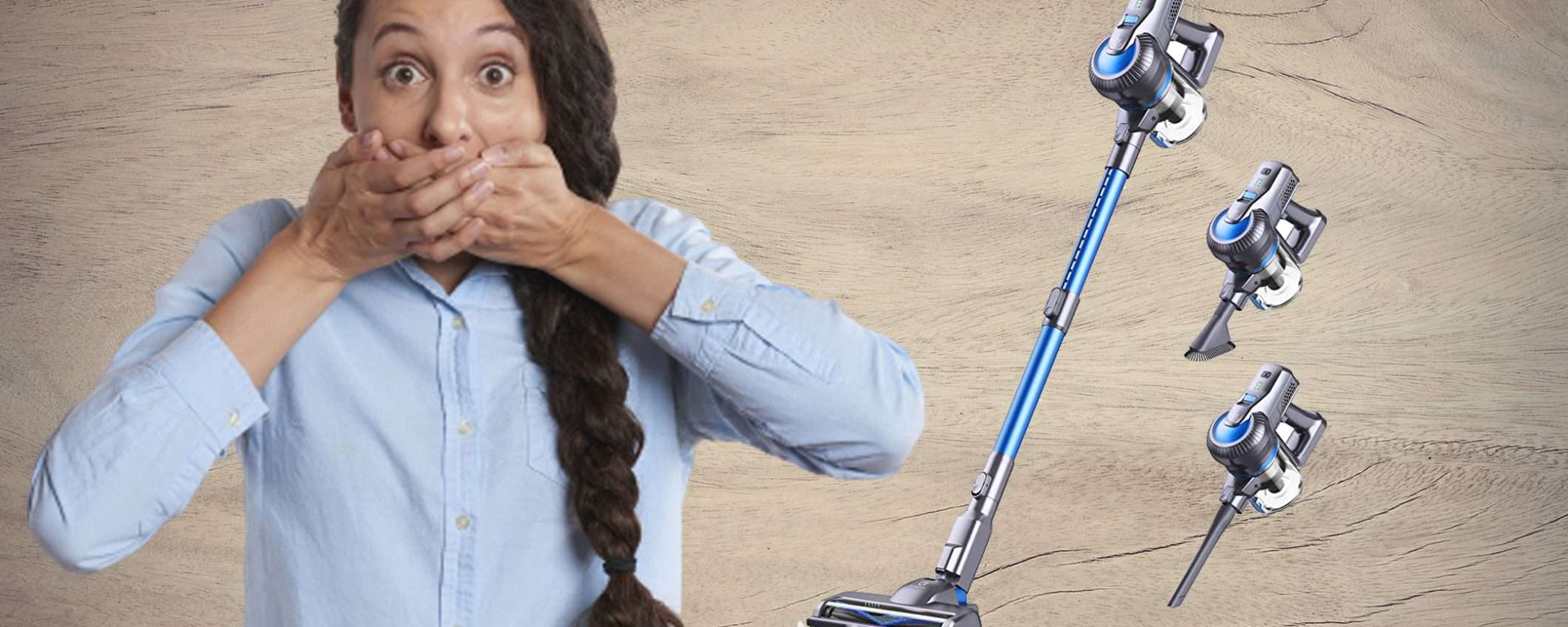 Aspirapolvere senza fili Greenote oggi al prezzo shock su Amazon(-35%) Aspirapolvere senza fili Greenote oggi al prezzo shock su Amazon(-35%)