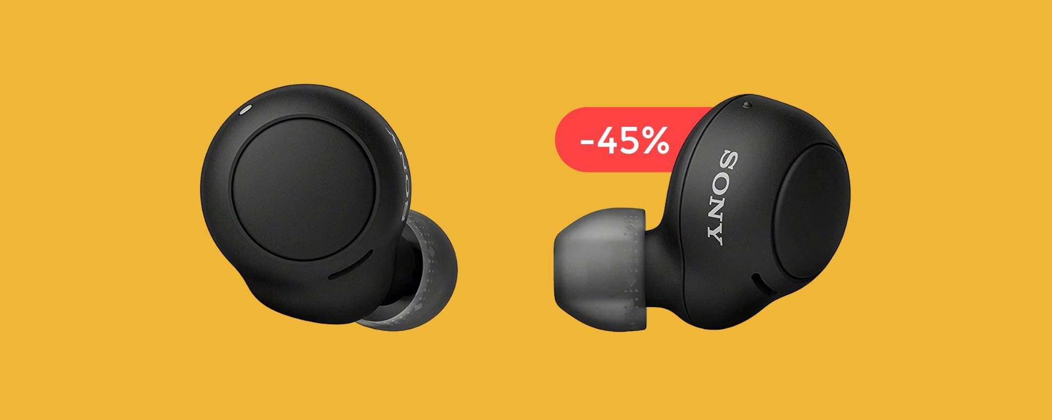 Auricolari Sony con audio a 360°: sono anche impermeabili e bastano 54€ Auricolari Sony con audio a 360°: sono anche impermeabili e bastano 54€