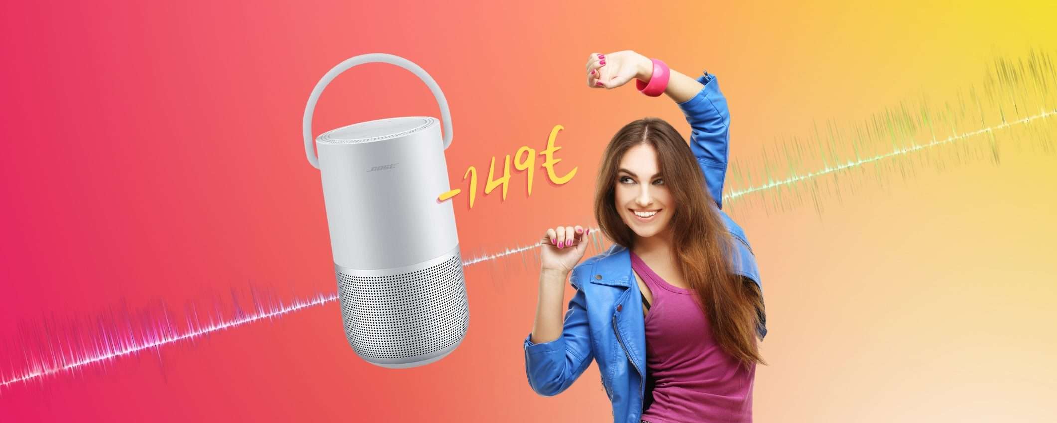 Bose Portable Smart: il RE degli speaker wireless a 149€ in MENO Bose Portable Smart: il RE degli speaker wireless a 149€ in MENO
