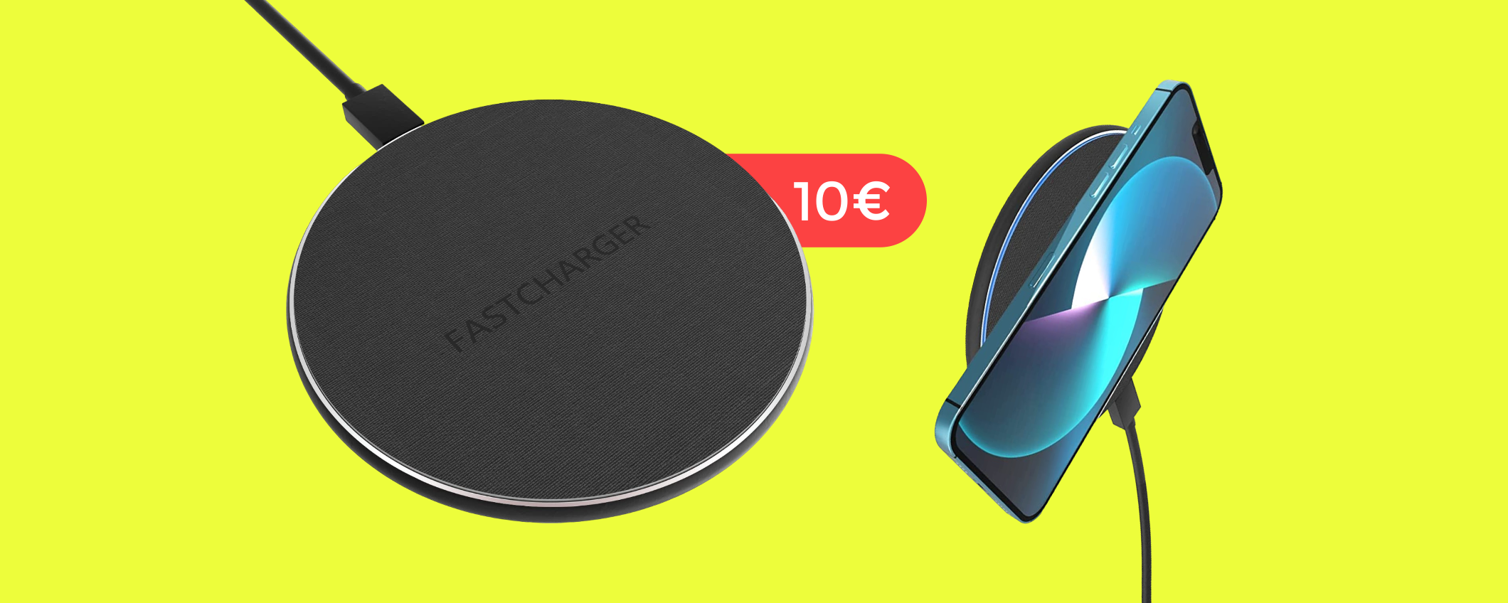 Caricabatterie wireless per smartphone: già tuo con appena 10€ Caricabatterie wireless per smartphone: già tuo con appena 10€