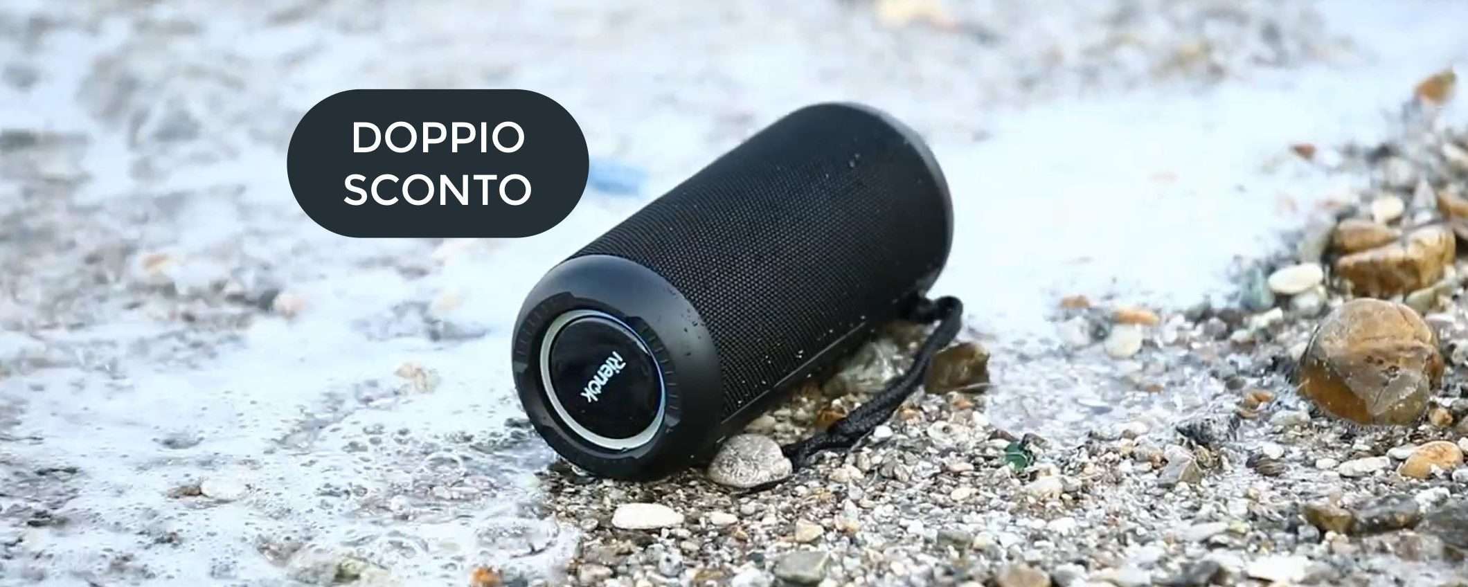 Cassa Bluetooth IMPERMEABILE e dal suono potentissimo: bastano 41€ Cassa Bluetooth IMPERMEABILE e dal suono potentissimo: bastano 41€