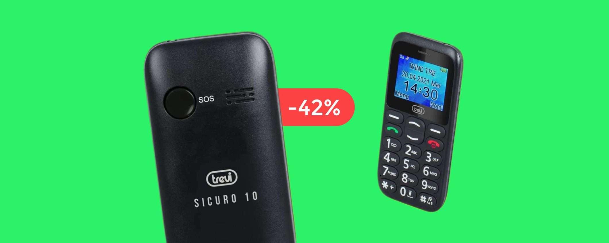 Nuovo cellulare per i nonni ad appena 22€: c'è anche il tasto SOS Nuovo cellulare per i nonni ad appena 22€: c'è anche il tasto SOS