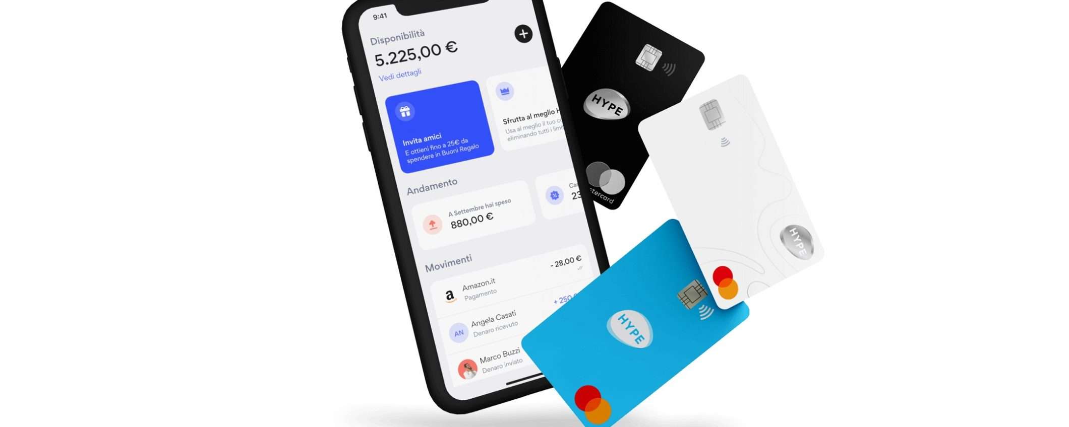 Conto a CANONE ZERO: la scelta giusta di oggi è Conto HYPE Conto a CANONE ZERO: la scelta giusta di oggi è Conto HYPE