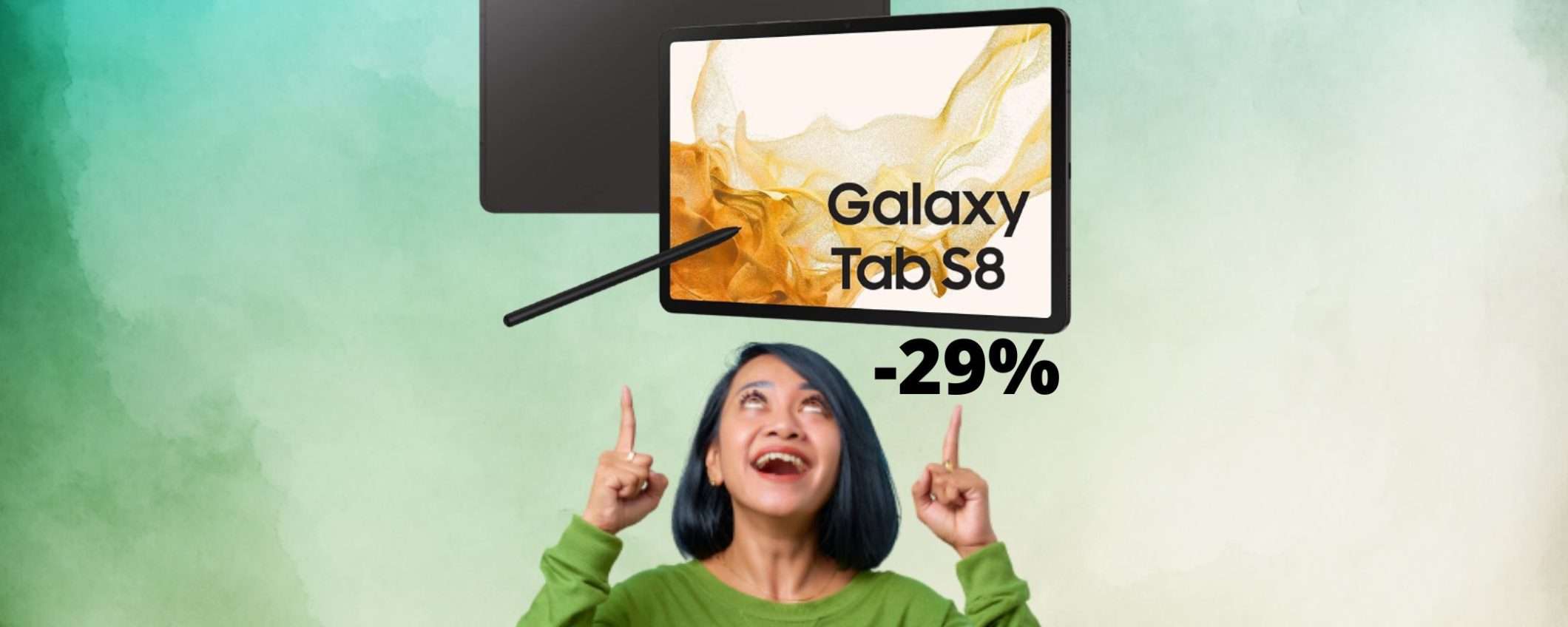 Samsung Galaxy Tab S8: il re dei tablet in super sconto su Amazon Samsung Galaxy Tab S8: il re dei tablet in super sconto su Amazon