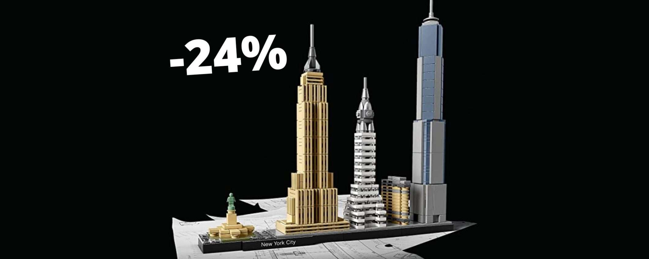 Lego Architecture: la collezione Skyline New York City in offerta su Amazon