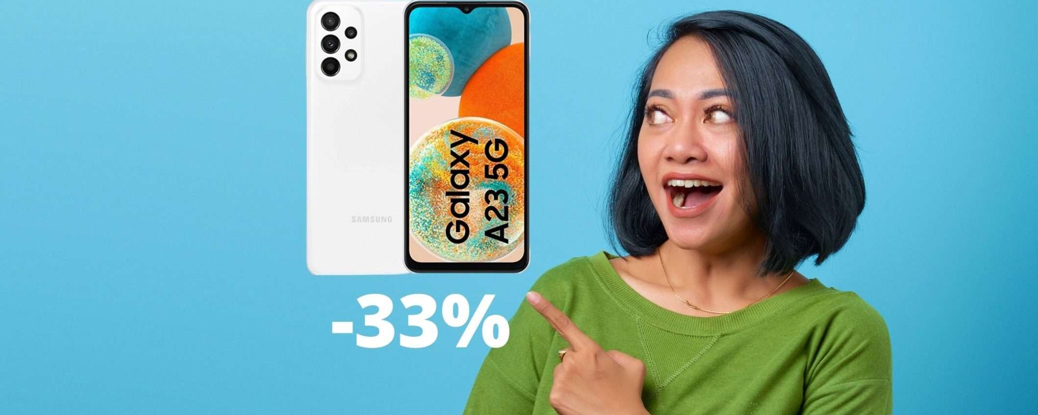 Samsung Galaxy A23: non troverai di meglio a questo prezzo Samsung Galaxy A23: non troverai di meglio a questo prezzo