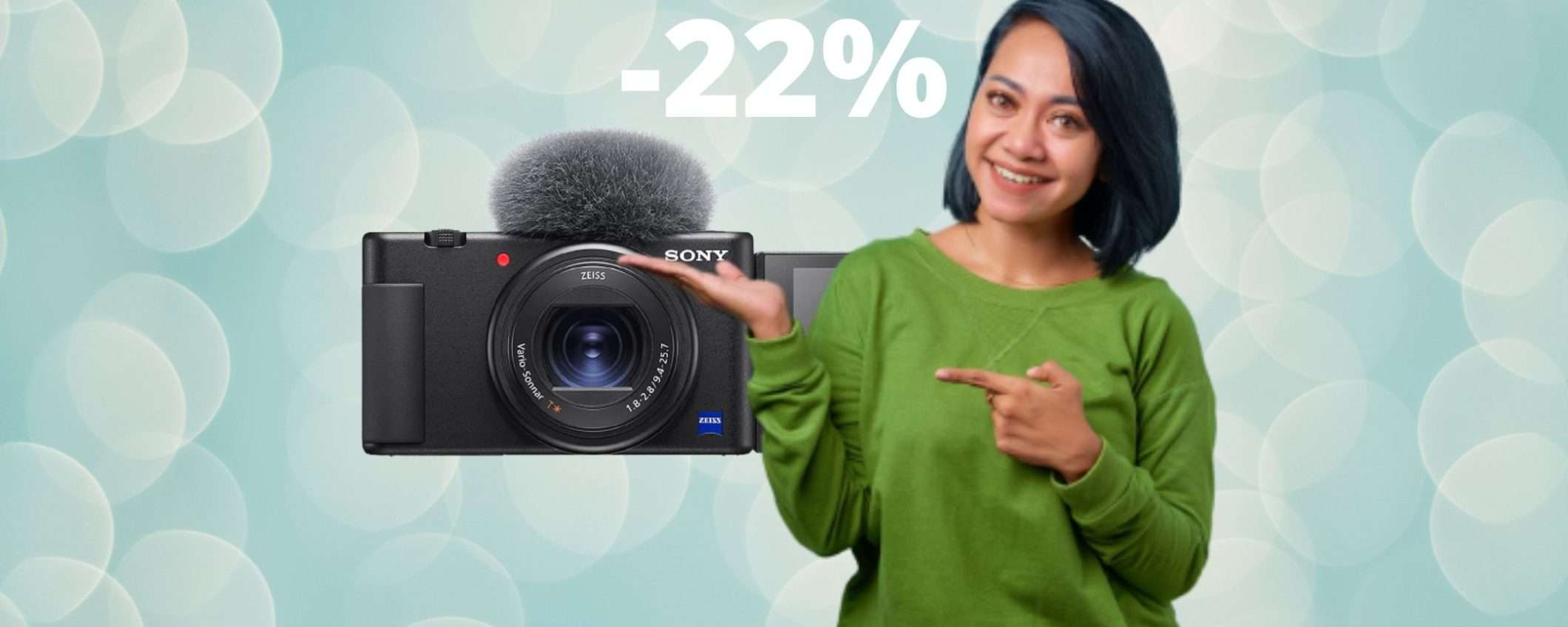 Sony ZV-1: la vlog camera preferita da Youtubers, ad un prezzo mai visto Sony ZV-1: la vlog camera preferita da Youtubers, ad un prezzo mai visto