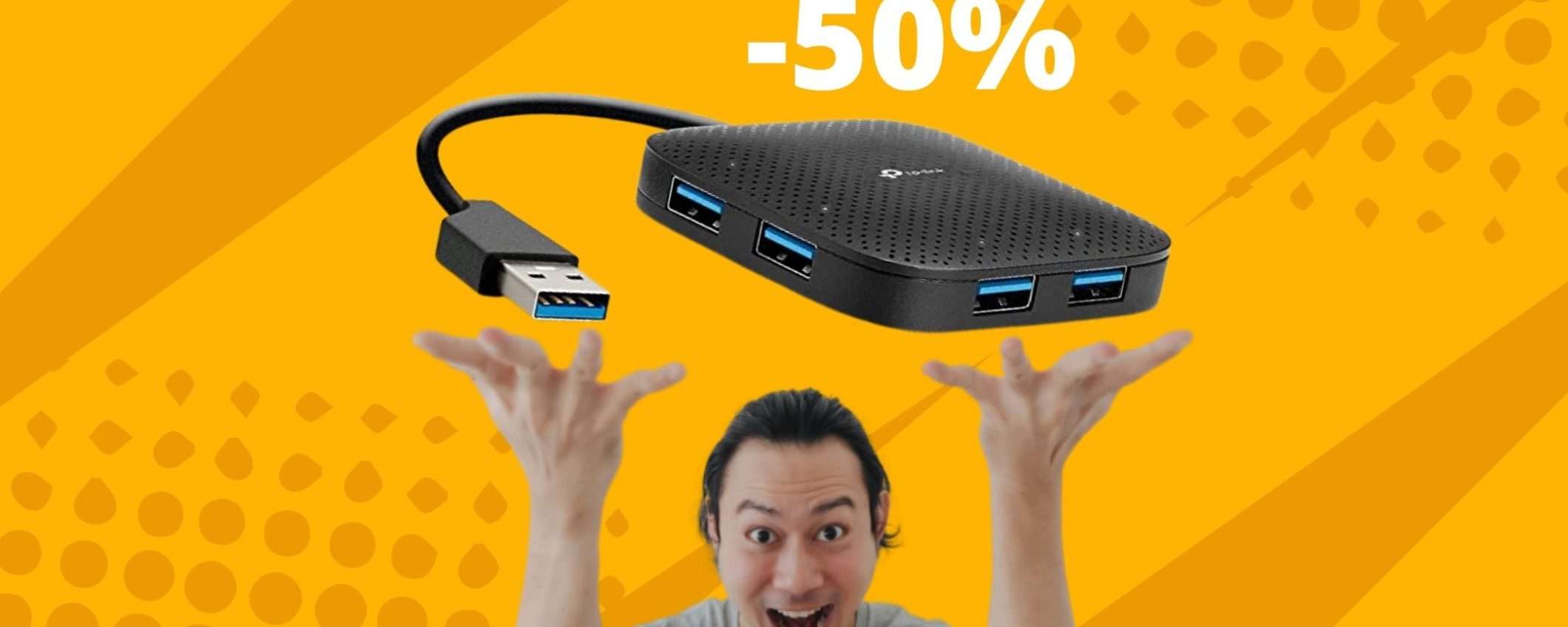Tp-Link Hub USB 3.0: con lo sconto FOLLE del 50% è da prendere subito Tp-Link Hub USB 3.0: con lo sconto FOLLE del 50% è da prendere subito