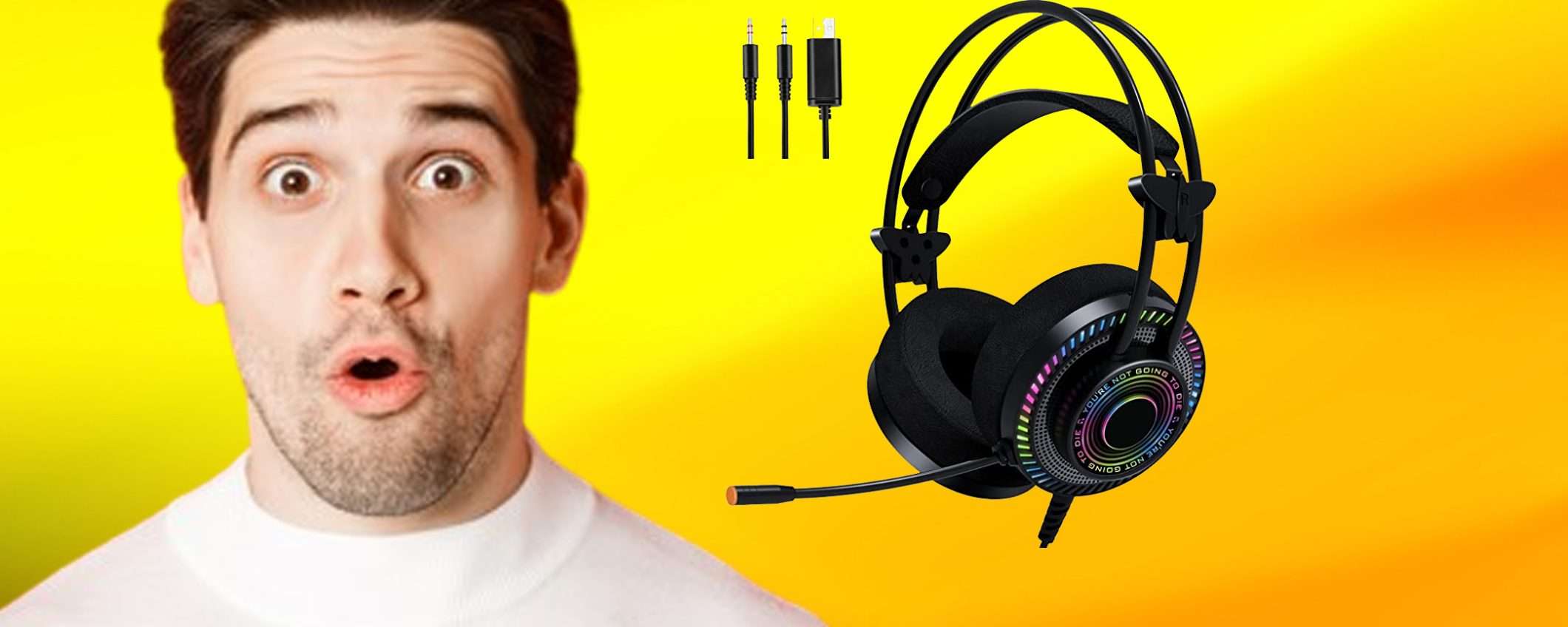 Cuffie da Gaming Umi con microfono, follia Amazon: tue a soli 26,99€ (coupon55%) Cuffie da Gaming Umi con microfono, follia Amazon: tue a soli 26,99€ (coupon55%)