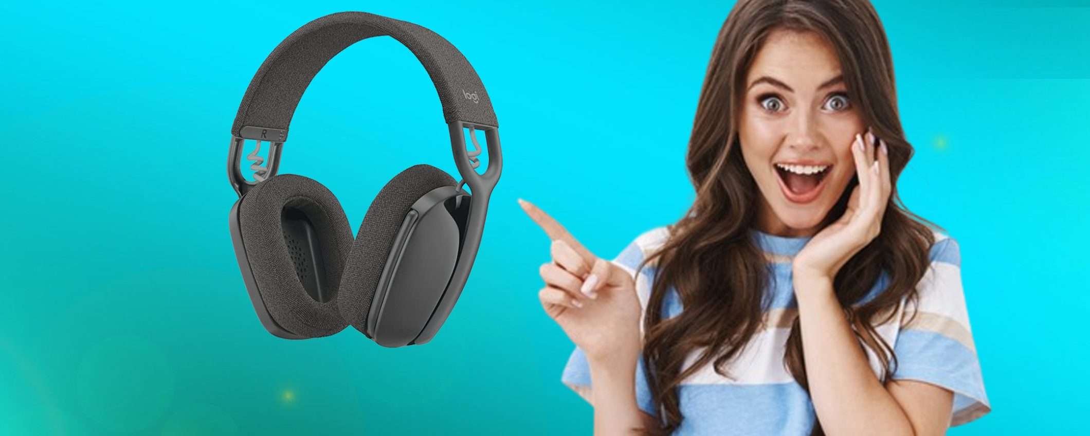 Cuffie wireless Logitech Zone Vibe 125 oggi tue con sconto TOP del 34% Cuffie wireless Logitech Zone Vibe 125 oggi tue con sconto TOP del 34%