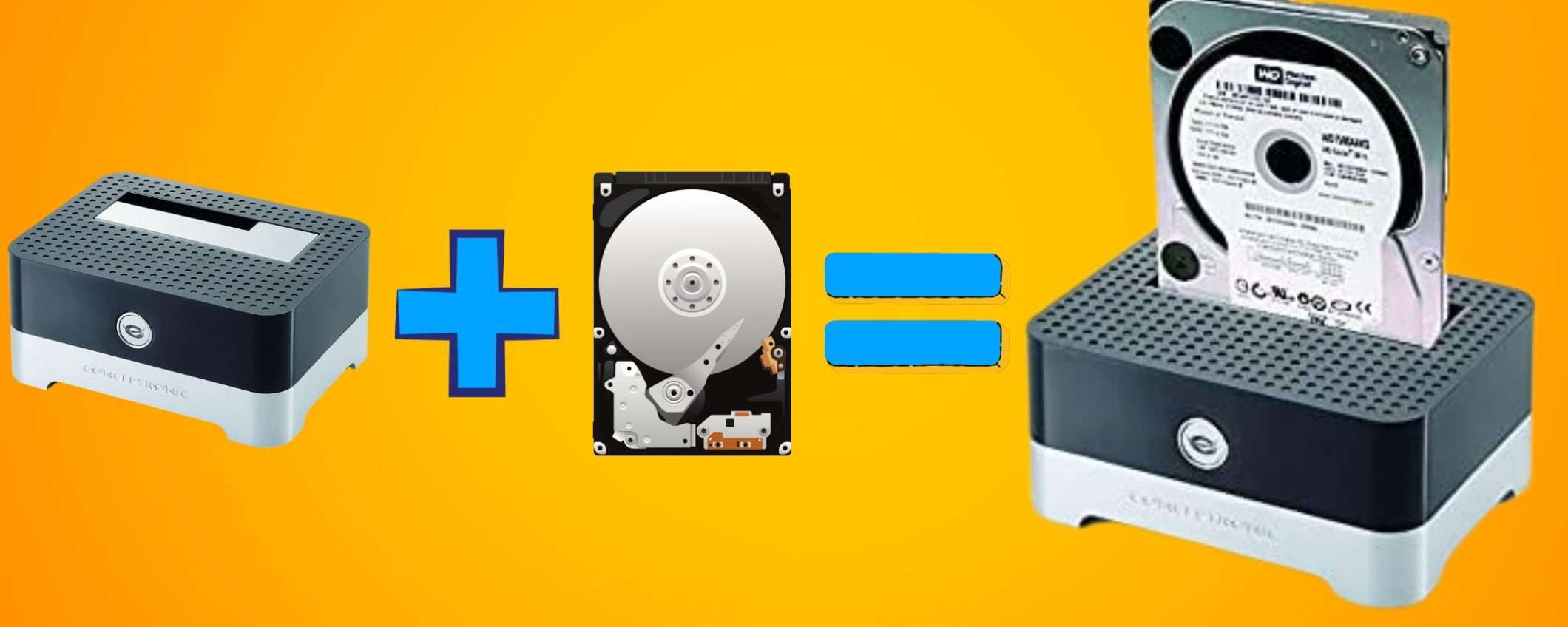 Vecchio hard disk o SSD? Ecco la GENIALATA per usarlo di nuovo (19€) Vecchio hard disk o SSD? Ecco la GENIALATA per usarlo di nuovo (19€)