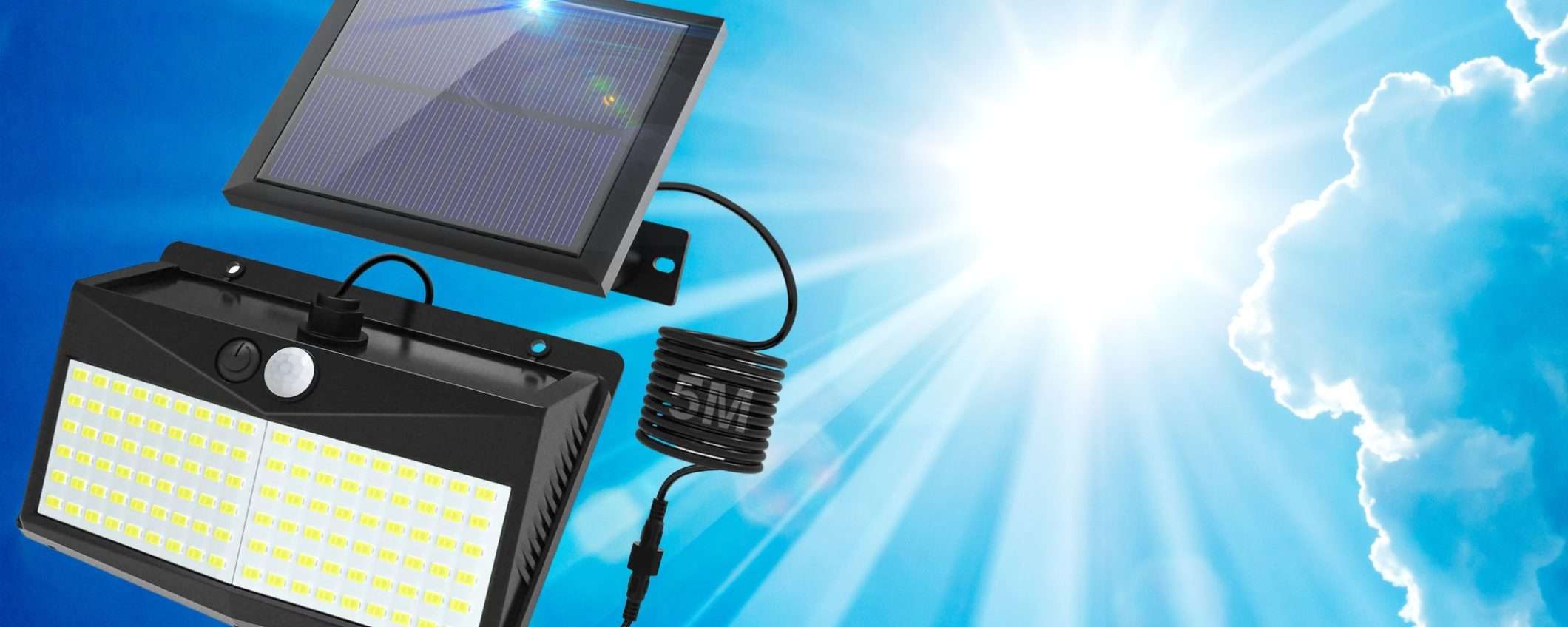 Un LUMINOSISSIMO faro solare a 13€ su Amazon: promo shock limitatissima Un LUMINOSISSIMO faro solare a 13€ su Amazon: promo shock limitatissima