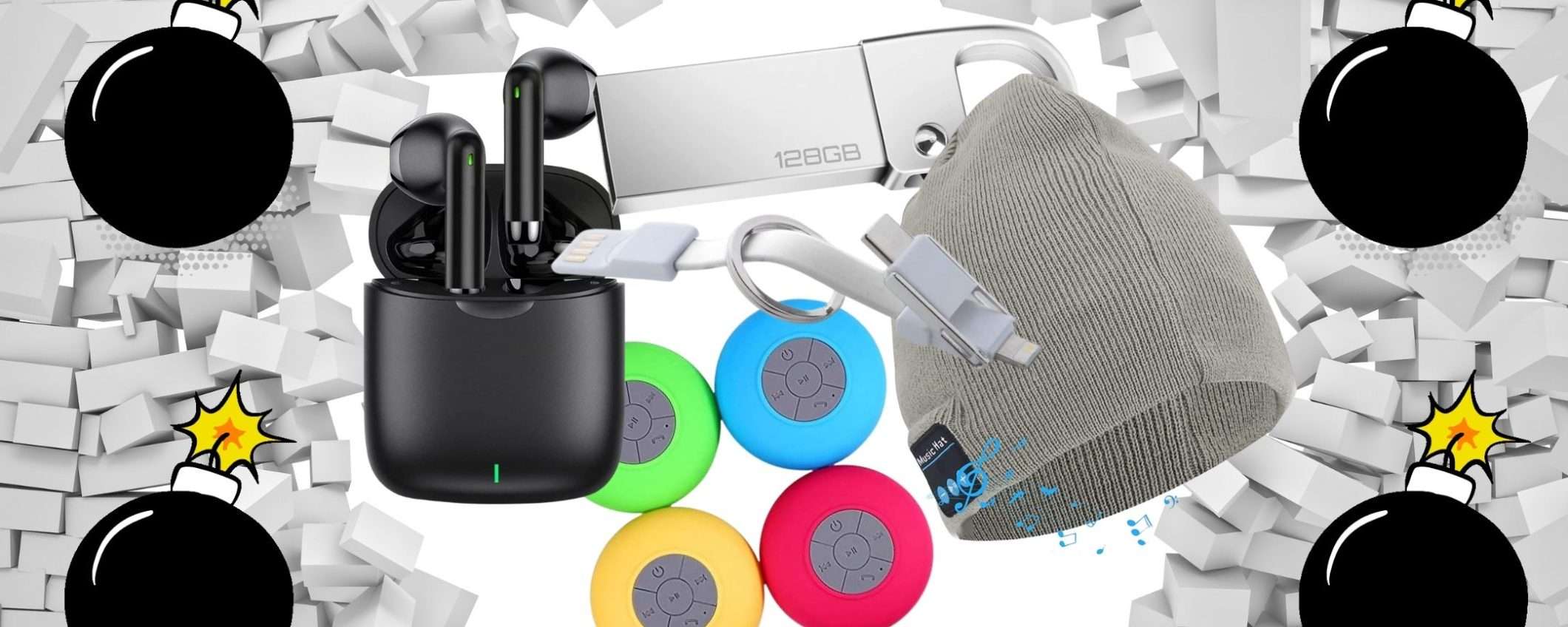 Amazon COLPO GROSSO: 5 spettacolari gadget tech a meno di 10€ Amazon COLPO GROSSO: 5 spettacolari gadget tech a meno di 10€
