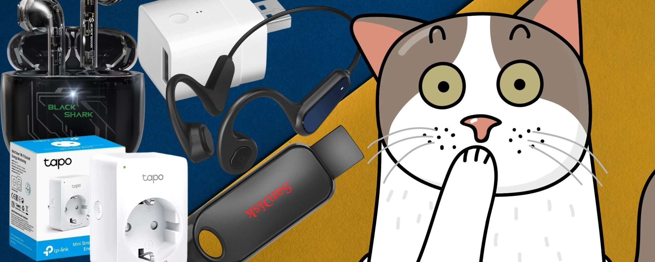 Amazon shopping furbissimo: 5 gadget tech WOW a meno di 15€ Amazon shopping furbissimo: 5 gadget tech WOW a meno di 15€
