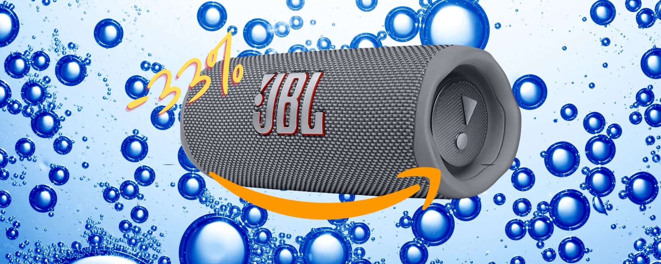 JBL Flip 6: lo speaker Bluetooth portatile MIGLIORE a prezzo HOT, -33% JBL Flip 6: lo speaker Bluetooth portatile MIGLIORE a prezzo HOT, -33%