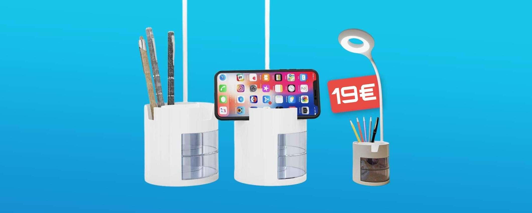 Lampada LED ricaricabile e pieghevole: non troverai di meglio a 19€ Lampada LED ricaricabile e pieghevole: non troverai di meglio a 19€