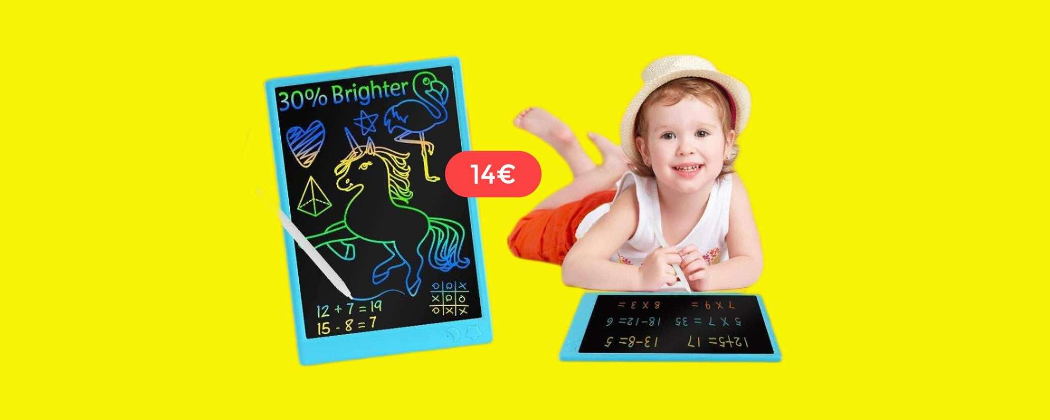 Lavagna LCD per bambini: sembra un mini tablet e costa appena 14€ Lavagna LCD per bambini: sembra un mini tablet e costa appena 14€
