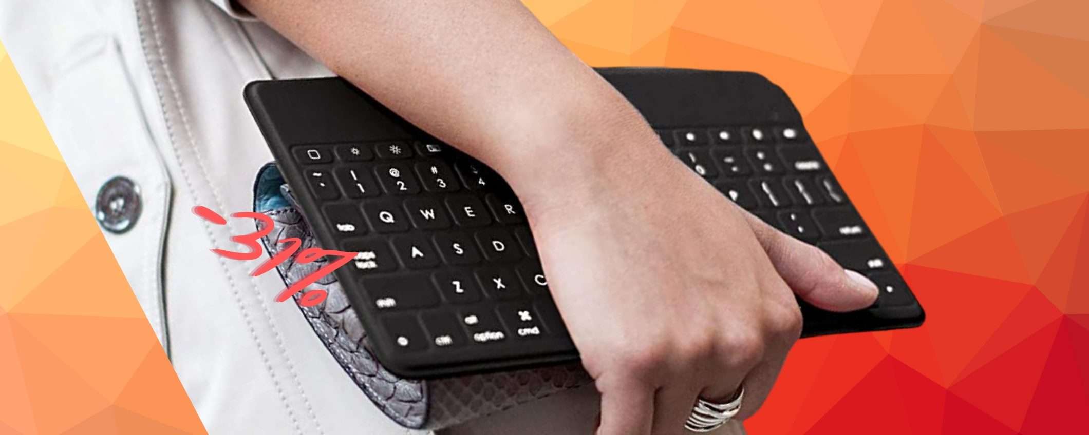 Logitech Keys-To-Go: la MIGLIORE tastiera Bluetooth per dispositivi iOS Logitech Keys-To-Go: la MIGLIORE tastiera Bluetooth per dispositivi iOS