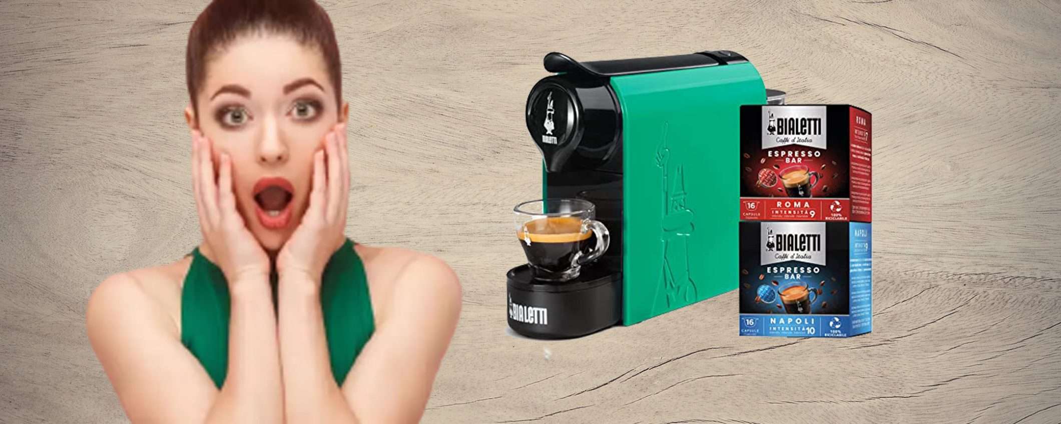 Macchina per caffè Bialetti Gioia oggi in offerta al MINIMO STORICO Macchina per caffè Bialetti Gioia oggi in offerta al MINIMO STORICO