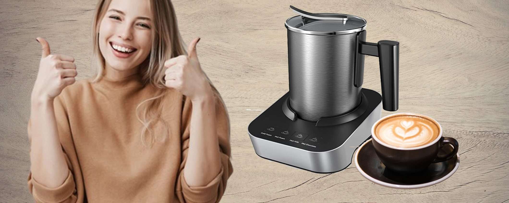 Montalatte elettrico Wamife da non perdere: sconto del 39% su Amazon Montalatte elettrico Wamife da non perdere: sconto del 39% su Amazon