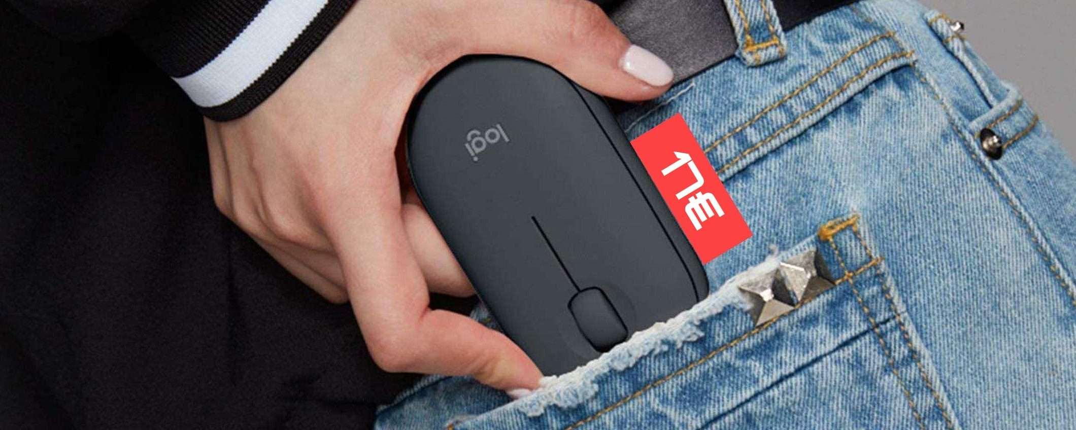 Mouse Logitech Pebble, precisissimo e super silenzioso: bastano 17€ Mouse Logitech Pebble, precisissimo e super silenzioso: bastano 17€
