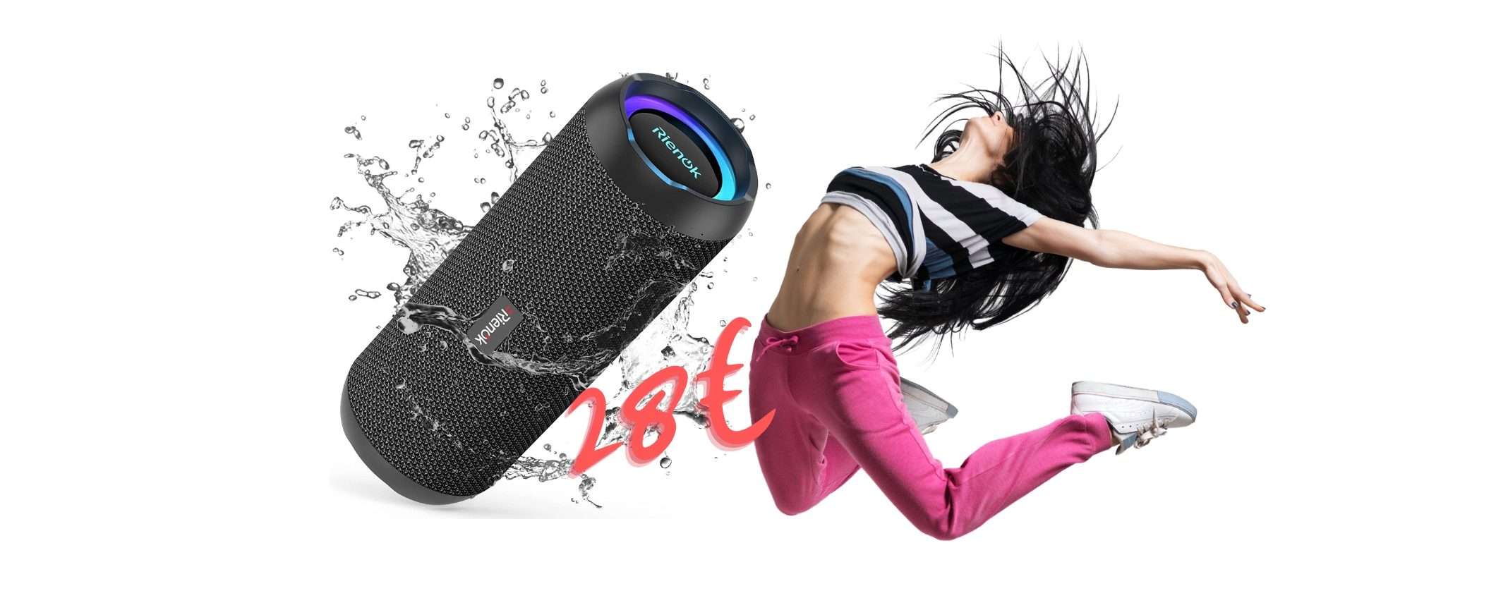 La musica sempre con te con questa cassa Bluetooth portatile a 28€ La musica sempre con te con questa cassa Bluetooth portatile a 28€