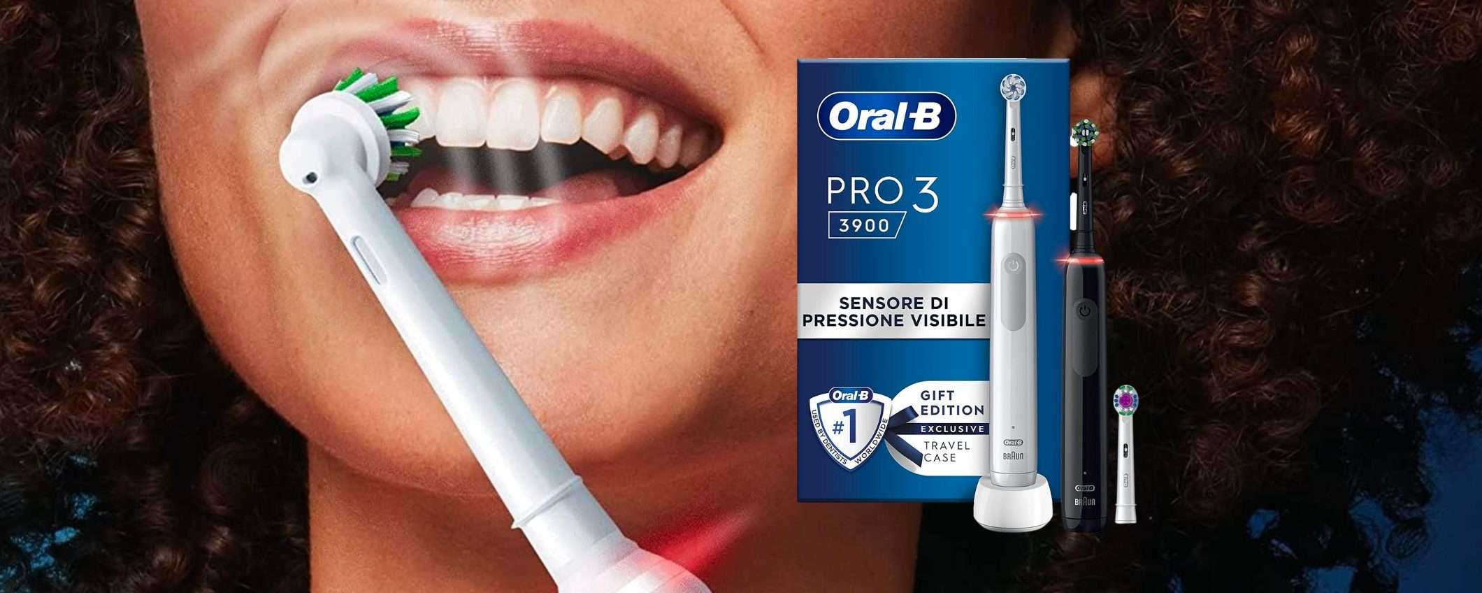 2 spazzolini elettrici Oral-B per tutta la famiglia: prezzo MINI su Amazon