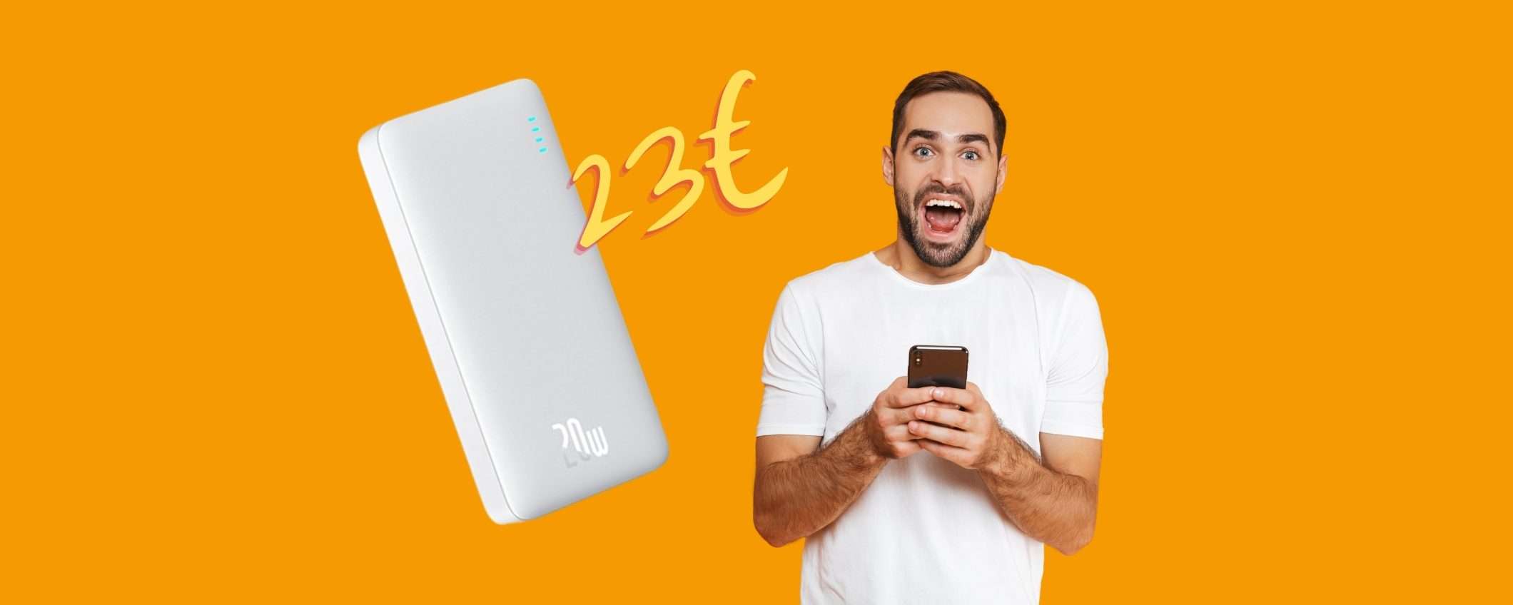 Power Bank da 20000mAh VELOCISSIMO con 2 uscite a 23€ Power Bank da 20000mAh VELOCISSIMO con 2 uscite a 23€