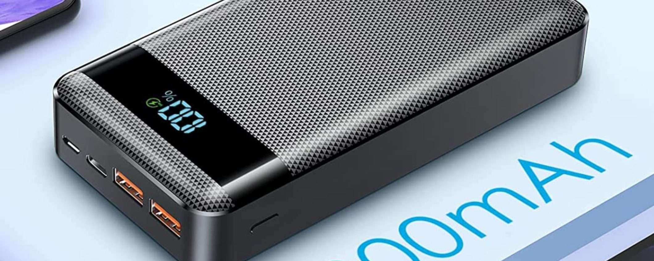 Un powerbank ESAGERATO a 25€: 30000 mAh in promo shock, coupon limitatissimo Un powerbank ESAGERATO a 25€: 30000 mAh in promo shock, coupon limitatissimo