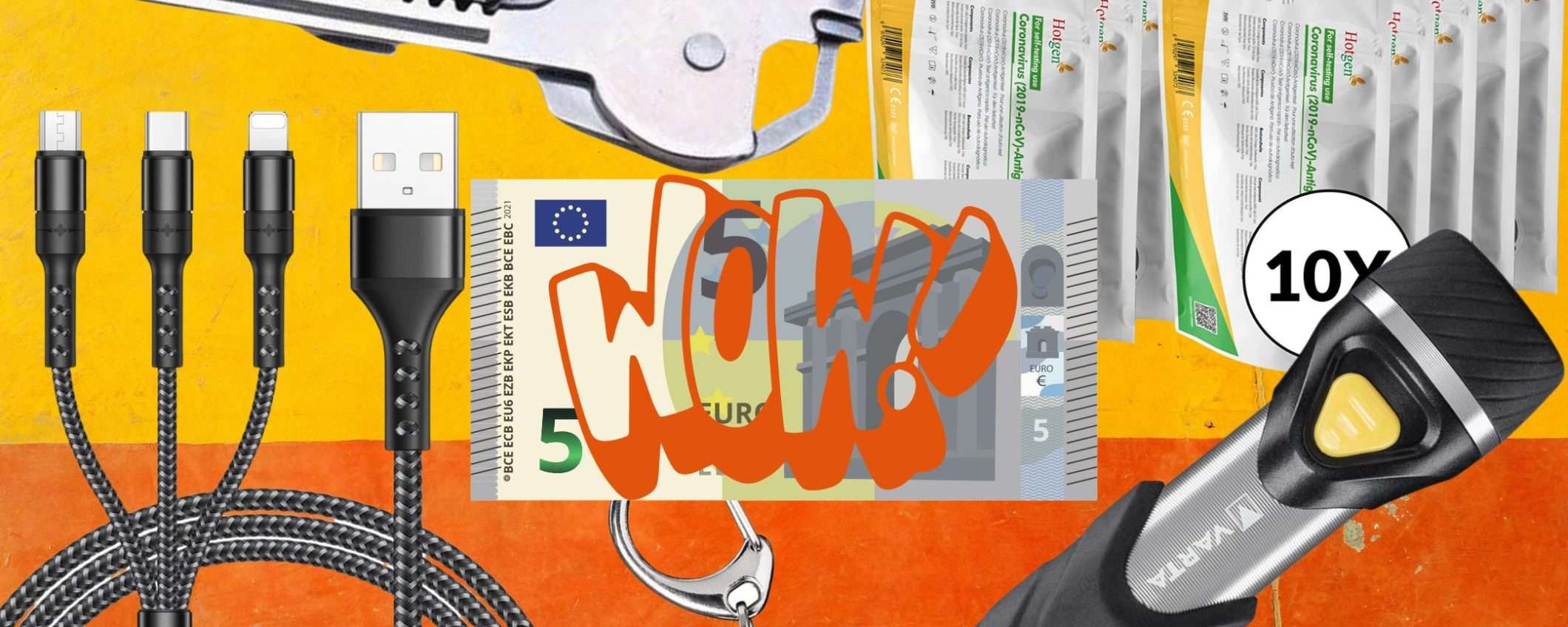 Tutto a meno di 5€: promo IRRESISTIBILI su Amazon, prodotti utilissimi Tutto a meno di 5€: promo IRRESISTIBILI su Amazon, prodotti utilissimi