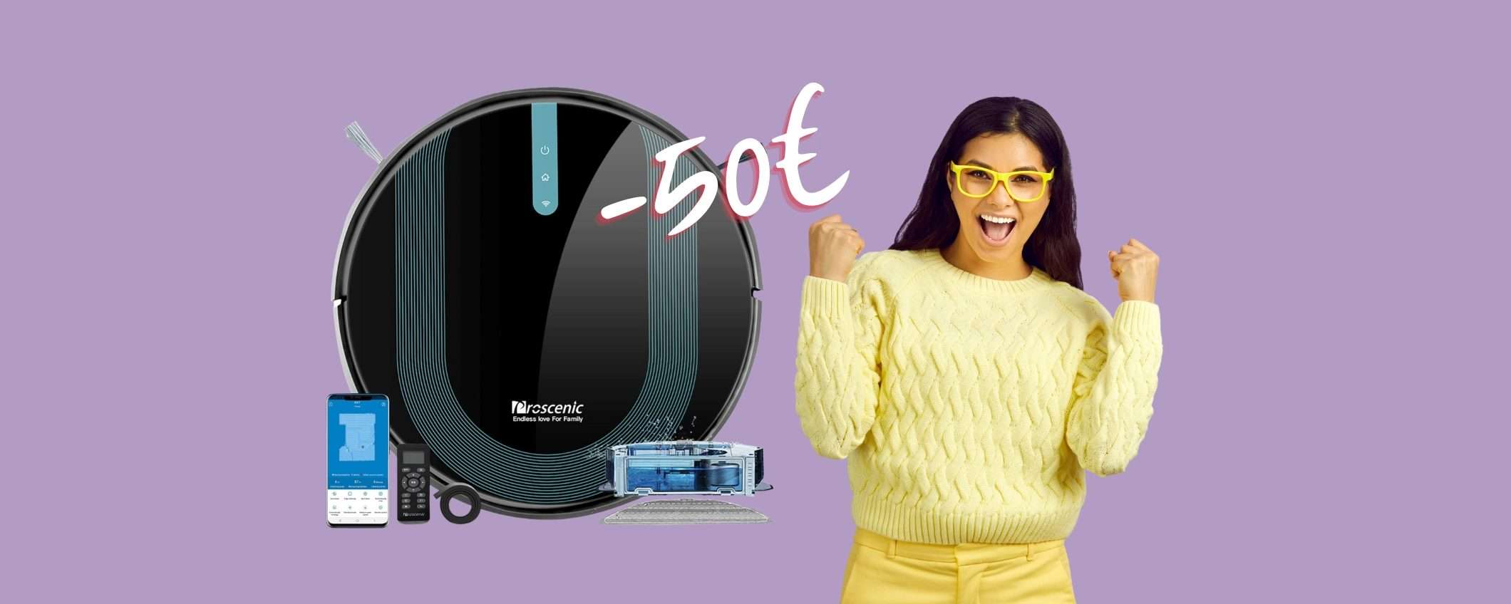 Proscenic 850T: robot aspirapolvere e lavapavimenti, COUPON di -50€ Proscenic 850T: robot aspirapolvere e lavapavimenti, COUPON di -50€