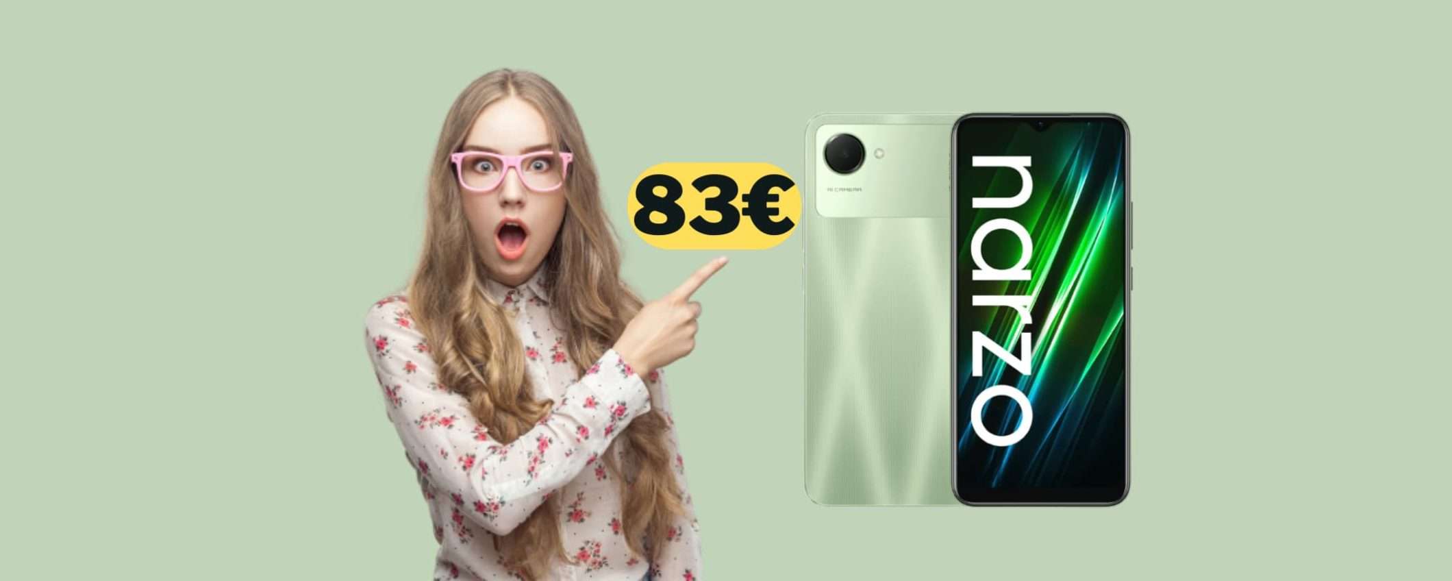 realme Narzo 50i cala ancora di prezzo su Amazon (83€)