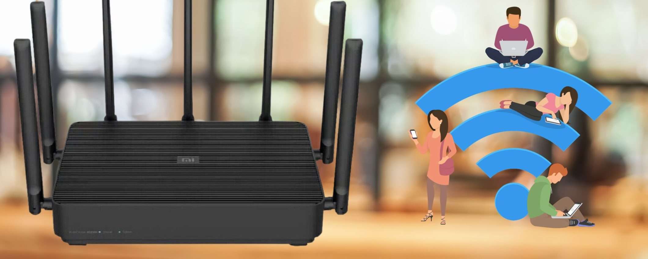 Connessione WiFi lenta? Con il router Xiaomi a 7 antenne DECOLLA subito (35€)