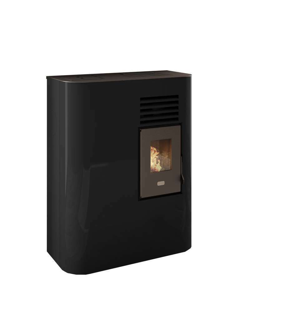STUFA A PELLET SLIM IDA NERA 4,0 KW - PUNTO FUOCO STUFA A PELLET SLIM IDA NERA 4,0 KW - PUNTO FUOCO